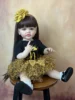 BZDOLL Lifelike 55 CM Soft Silicone Reborn Baby Realistic Girl Doll 22 Inch Princess Toddler Art Bebe Birthday Gifts for Child 3