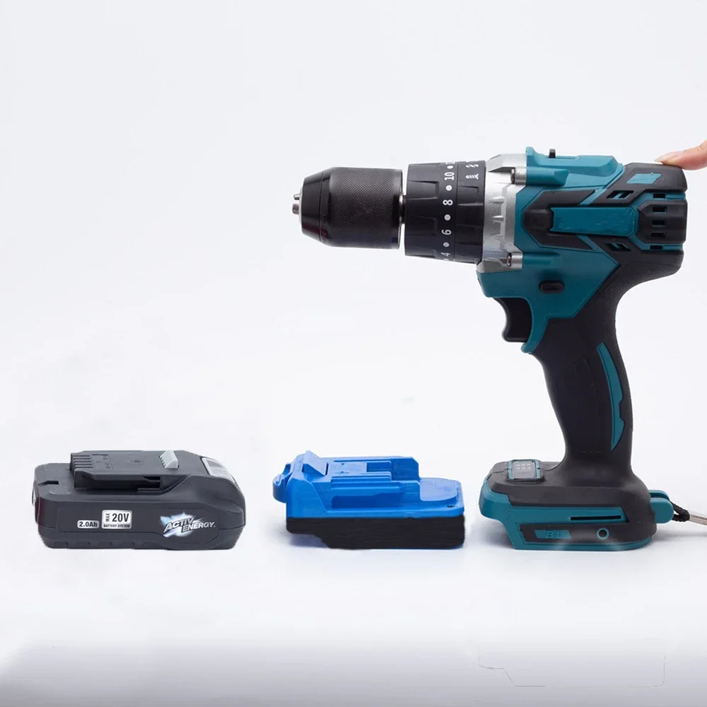 Adattatore Di Conversione Della Batteria Per Aldi Ferrex Activ Energy 20V Batteria Agli Ioni Di Litio Per Strumenti Makita 18V (Non Includere Strument