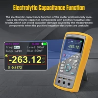 Handheld LCR Digital Bridge Capacitance Inductance Resistance Tester Professional Tester Meter Multi Continuously Adjustable 2