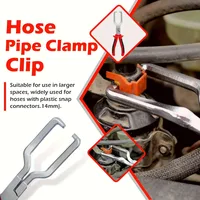 Pince à collier de serrage professionnelle - Kit d'outils de déconnexion et de retrait de conduites de carburant pour la réparation automobile, pince de séparation de conduites d'huile de voiture 2