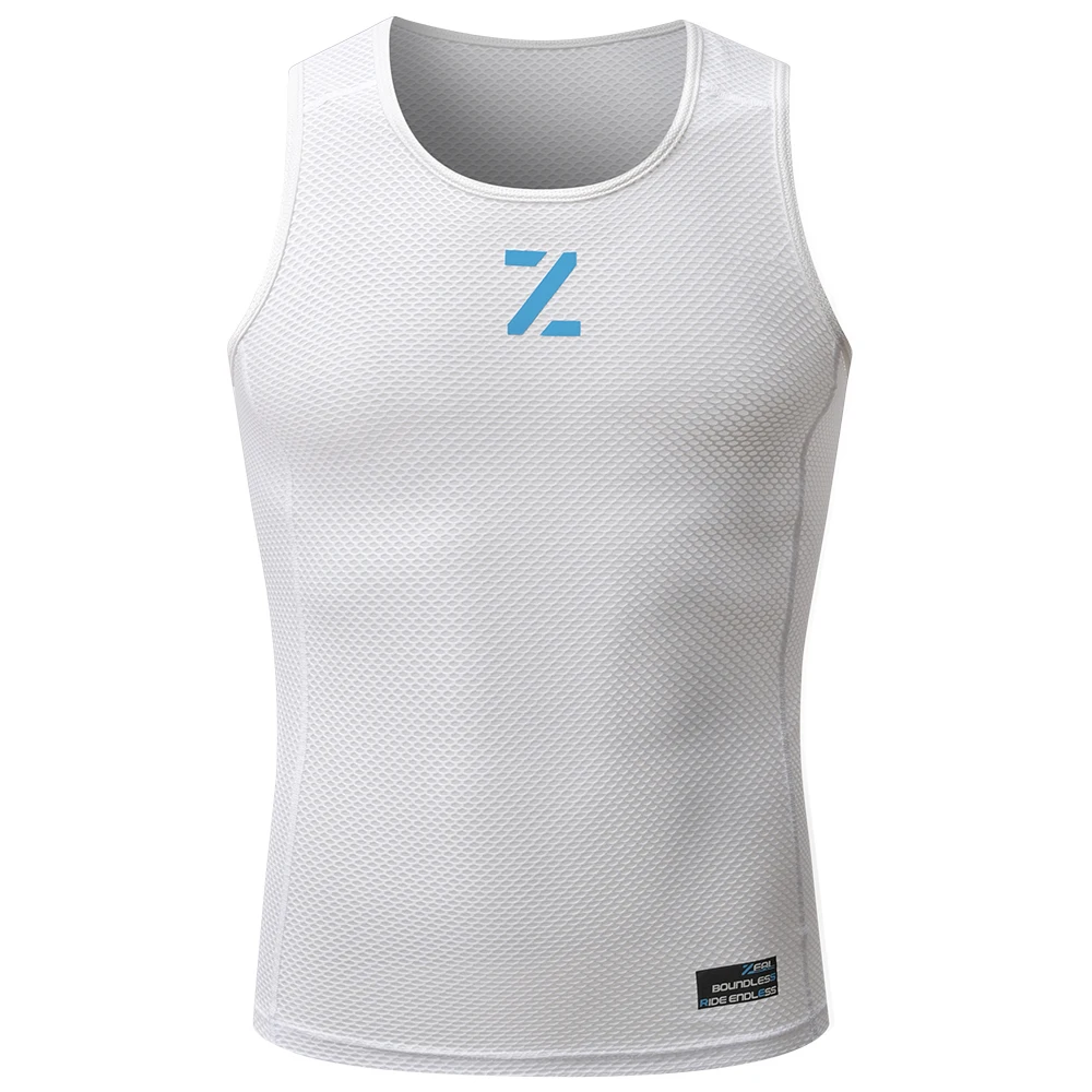 Men Cycling vest Base Layer Summer Bicycle Clothing Jersey Sleeveless Women MTB Road Bike Clothes Mesh Underwear White Black