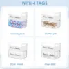 Double Layer Acrylic Storage Box with Drawer and Lid Clear Dryer Sheet Container Laundry Room Organization Decor Container 5