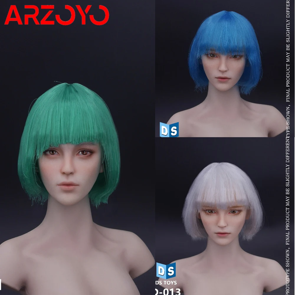 

DS TOYS D-011 D-012 D-013 1/6 Cosplay Female Head For 12'' European and American White-skinned Action Figure Body Dolls