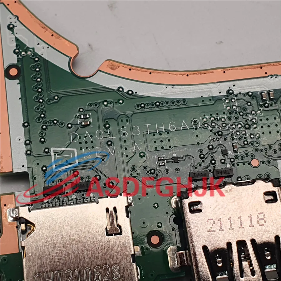 Placa de Comutação Original para Lenovo Yoga Usb sd Lenovo Yoga 14s Are 2023 5c50s25085 Daols3th6ao Rev: um Teste ok - Imagem 4
