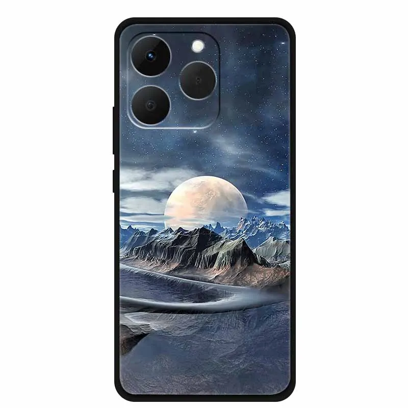 Sleek Black Silicone Phone Case - Soft TPU Protective Bumper Cover