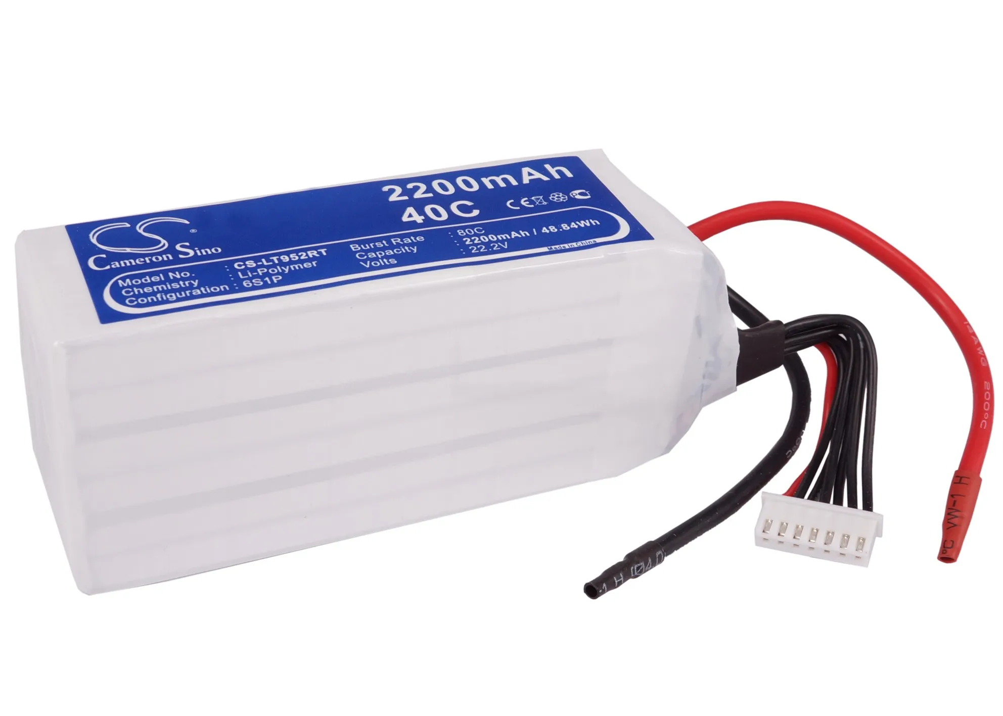 

CS 2200 мАч/48.84Wh батарея для RC CS-LT952RT CS-LT952RT