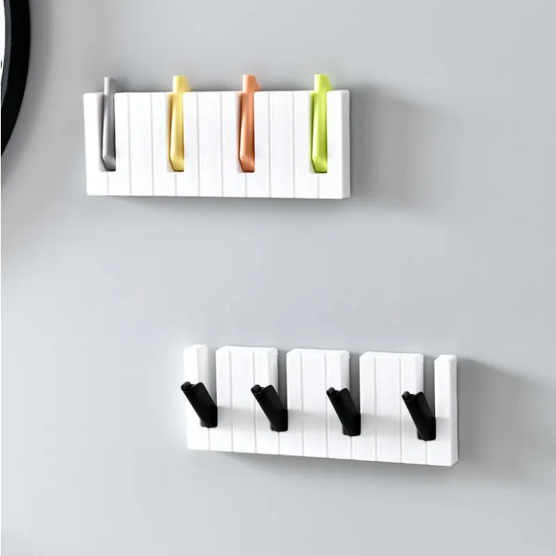 

New Creative Piano Hooks Creative Wall Hangers Wall Storage Racks Door Entryway Keys Decorative Piano Hooks