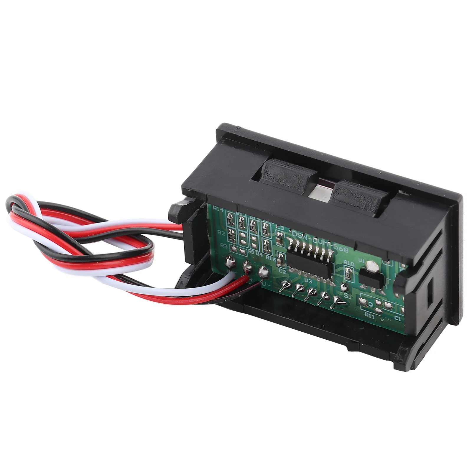 0.56" 3 Wire Digital LED Voltmeter Voltage Meter Panel with Reverse DC0-100V Digital LED Voltmeter