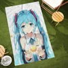 Hatsune Miku Beach Towel Cartoon Cute Summer Kids Large Bath Pool Beach Towel Microfiber Absorbent For Swimming Travel 4