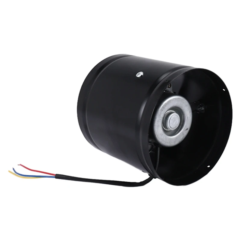 

6-дюймовый высокоскоростной вытяжной вентилятор, линейный кухонный экстрактор каналов, металлический вентилятор для туалета, промышленный вентилятор 220 В