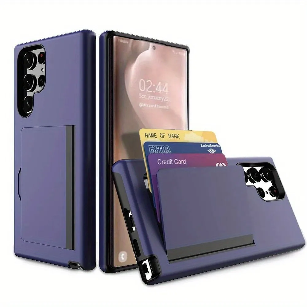 Premium Wallet Flip Case with 3-Card ID Slot and Credit Card Holder