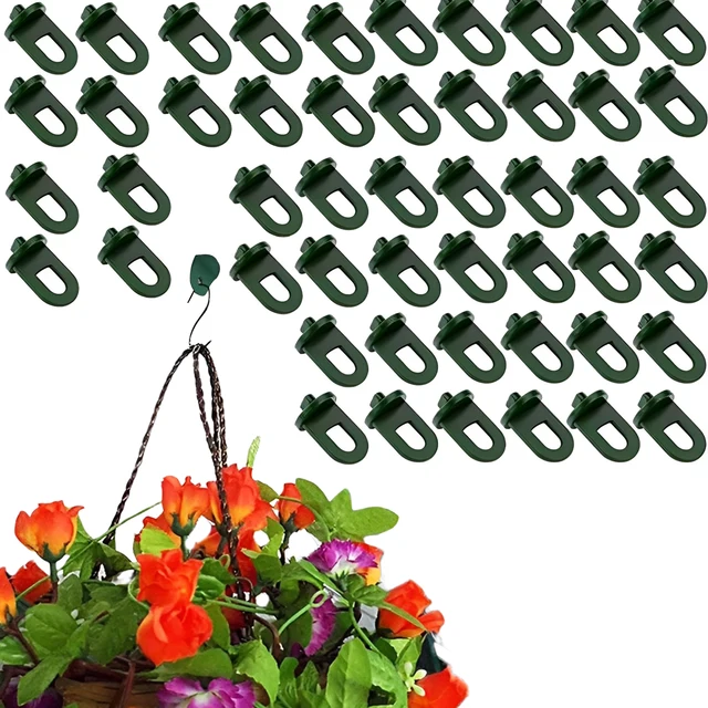 50 Darabos Növény Az Üvegházhatású Újrahasznosítható, Kötött Csat Függő Horgonyok Támogató Klipek Szigetelő - Image 5