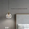 Modern Loft Glass Lustre Pendant Light LED Nordic Hanging Industrial Decor Lights Fixtures E27/E26 for Kitchen Restaurant Lamp 5
