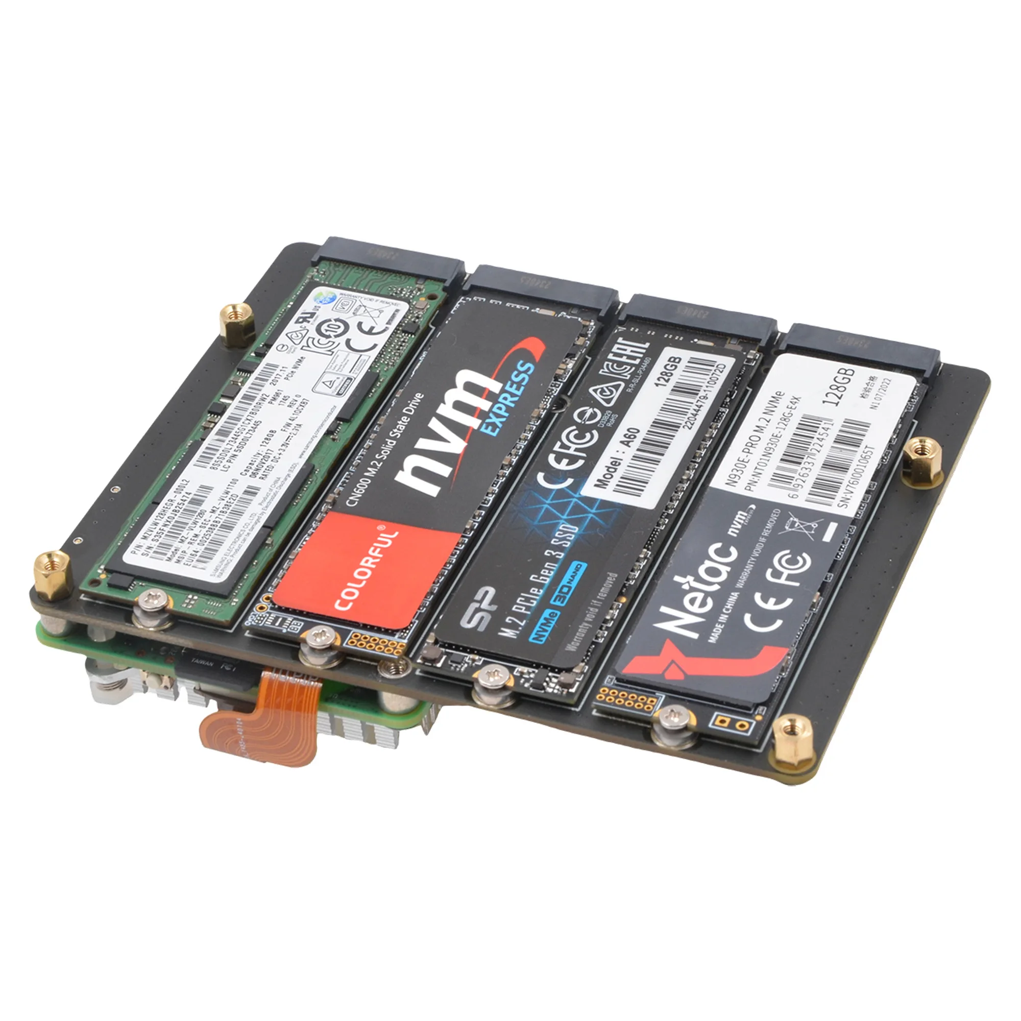 raspberry pi 5 128GB nvmeでubuntu（Geekbord X1011 V1.1 PCIe to M.2 