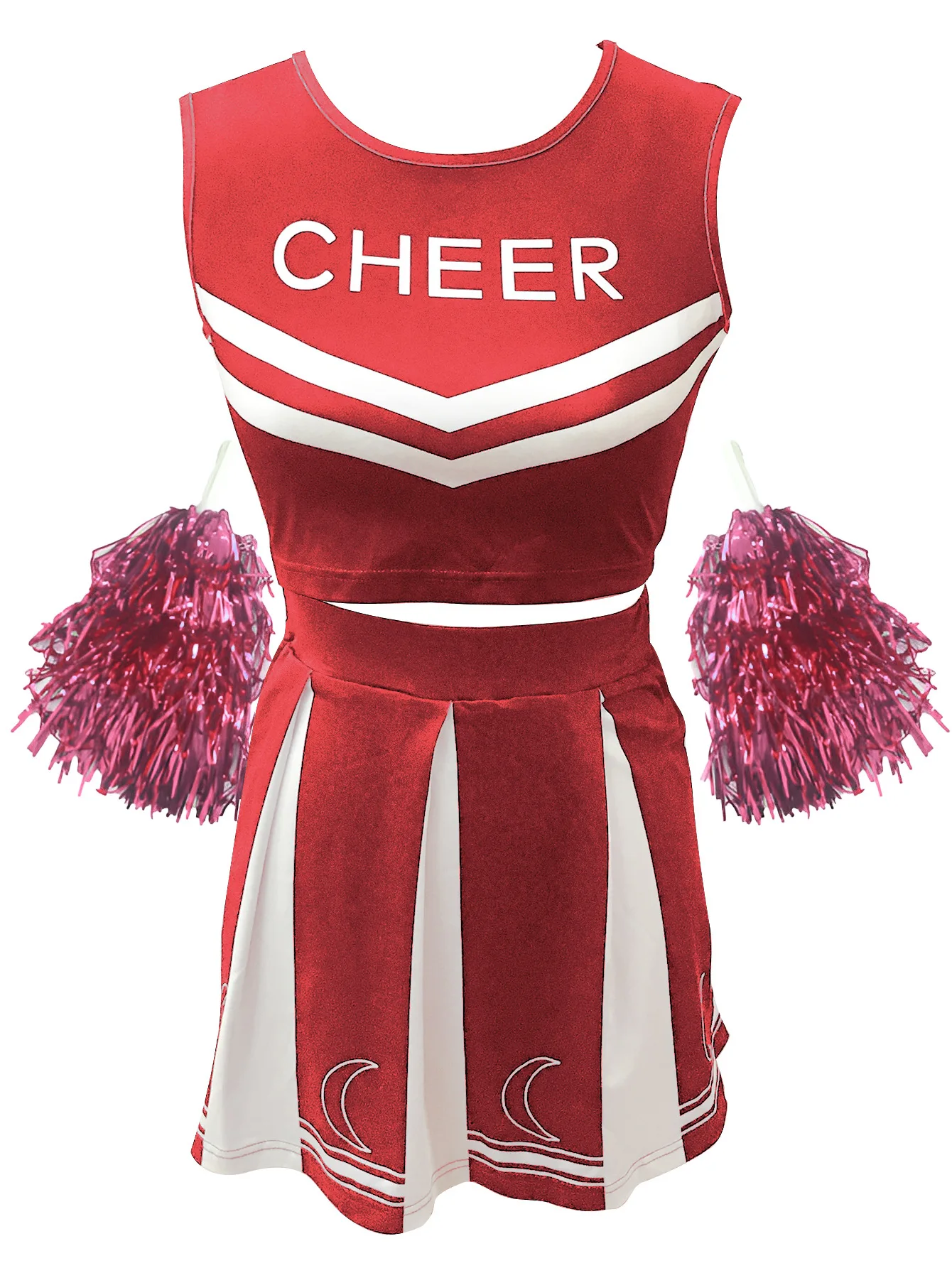 Performance Uniform Ball Outfit, Sexy Cheerleader Cosplay Costume