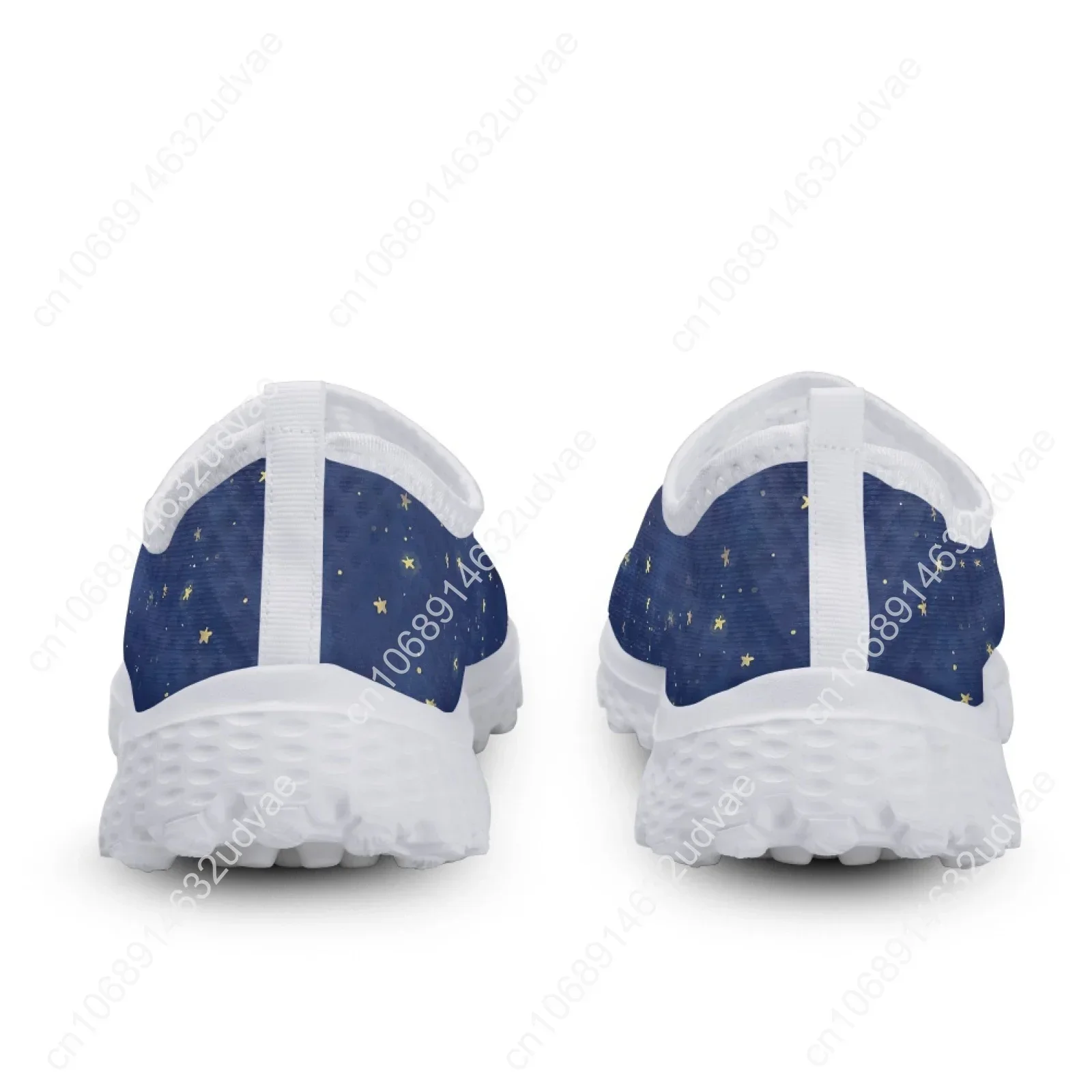 Fashion Iridescent Starry Sky Design Lightweight Breathable Shoes Comfortable Flat Walking Running Shoes Zapatos