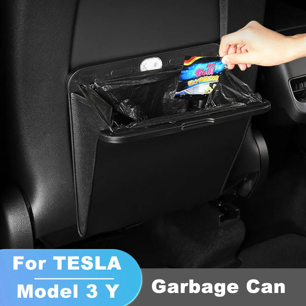 Car Garbage Bag For Tesla Model 3 Y Waterproof Adsorption