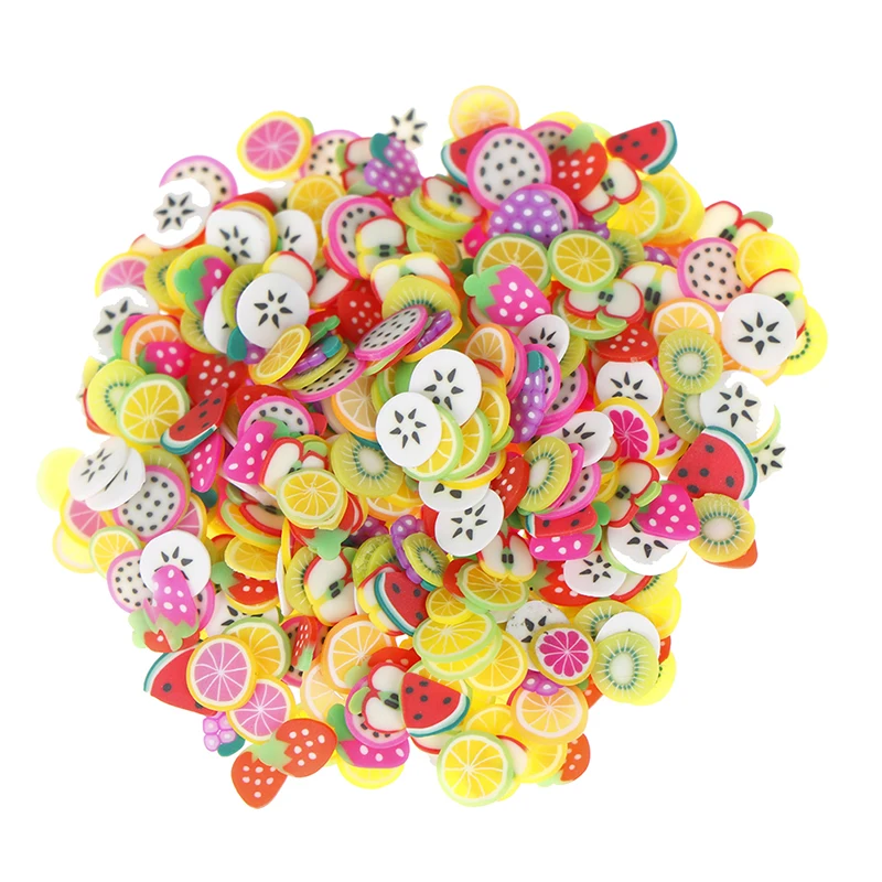 

500pcs Mixed Flower Clay Beads Decoration Crafts Flatback Cabochon Scrapbooking Fit Phone Embellishments Diy Accessories