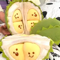 30cm Cute Plush Durian Design Doll Creative Tearable Soft Plush Toy Super Hot On Ins/TT Simulated Fruit Birthday Gift Decompress 2