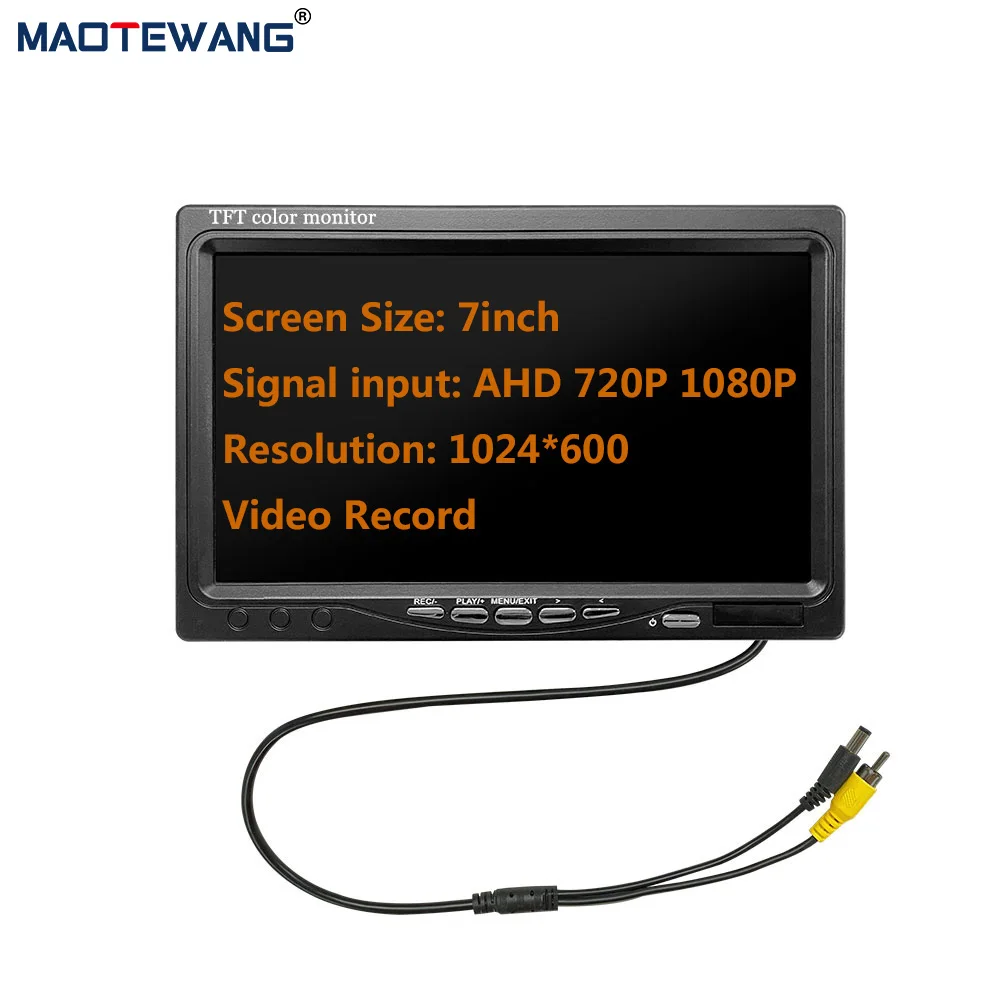 7 "Monitor Fish Finder Display Screen Fishing Camera Industrial Endoscope Screen