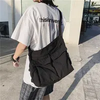 Women Vintage Handbag Canvas Teenager Shoulder Tote Bags Messenger Bags Ladies Casual Handbag Crossbody Purse - Image 4