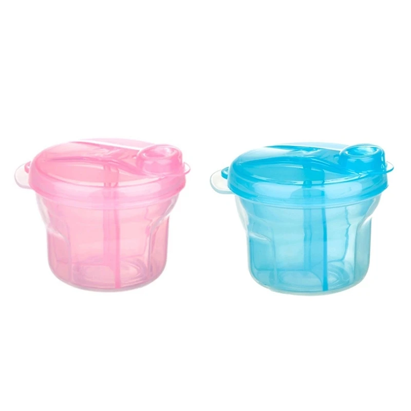 3-Grids Rotating Milk Powder Dispenser Portable Baby Milk Powder Formula Dispenser Baby Container Infant Mix Box
