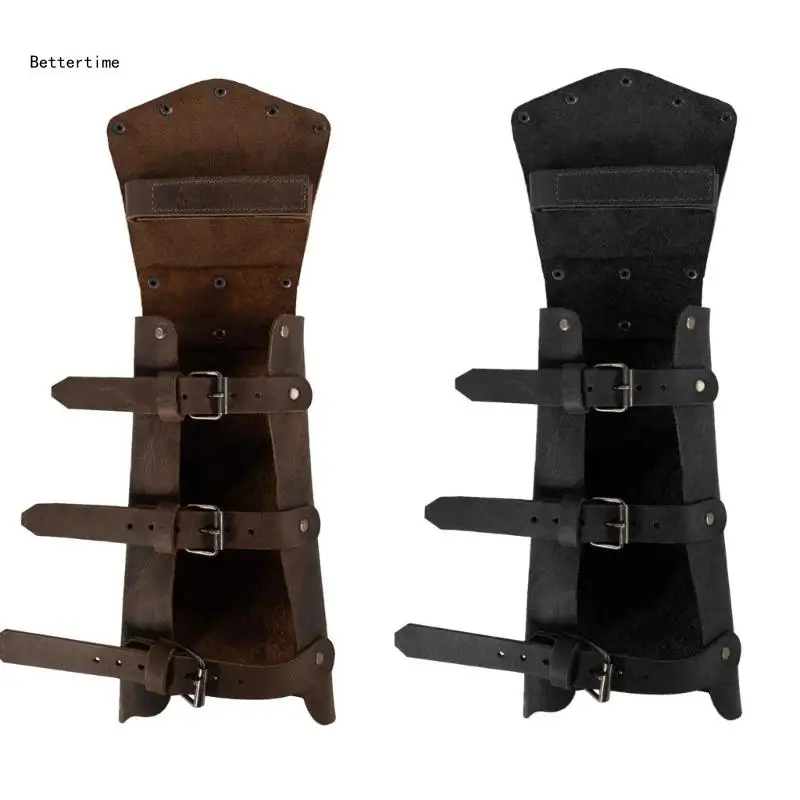 

B36D NordicStyle Arm Gauntlet Man Women Unisex Medieval Arm Guard Stage Party Supply