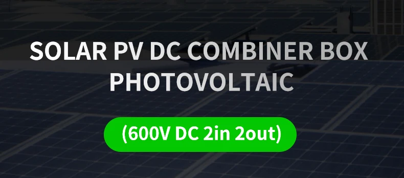Description Picture 3 of itemSolar photovoltaic PV Combiner Box With Lightning Protection 2 input 2 out DC 1000V Fuse 600V MCB SPD Waterproof IP65 Mini Box