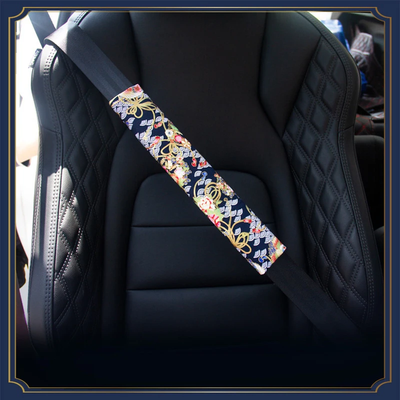 Enhanced Car Seat Belt Cover - Universal Auto Shoulder Pad Safety Protector Cushion for Interior Comfort