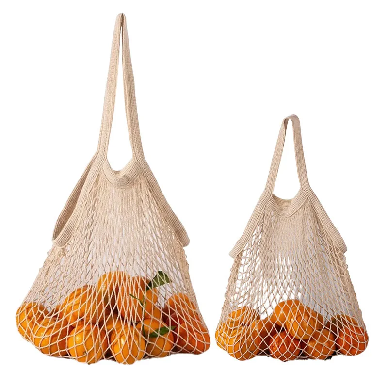 Eco-Friendly Reusable Cotton Mesh Grocery Bags