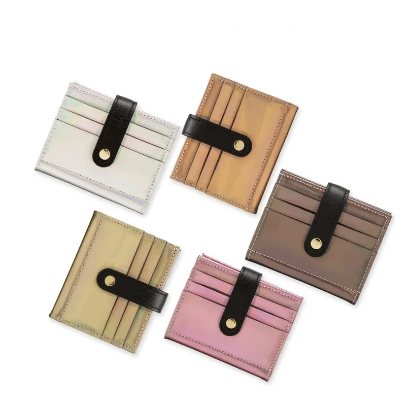 

Laser Wallet Women’s Laser Shiny Zipper Small Wallet Card Coin Mini Purses Multi-card Slots Card Holder for Ladies Daily Use