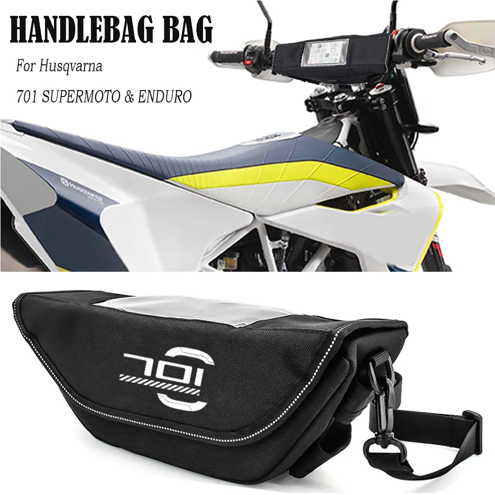 

Мотоциклетная водонепроницаемая сумка, сумка для хранения руля, дорожная сумка для инструментов для Husqvarna 701 SUPERMOTO & ENDURO