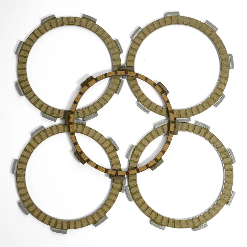 

5PC Motorcycle Friction Clutch Discs Plates For Kawasaki KLX140 KLX140L 08-18 2023