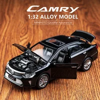 1:32 Seventh Generation TOYOTA CAMRY Alloy Car Model Diecast & Toy Vehicles Metal Toy Car Model Simulation Sound Light Gift 2