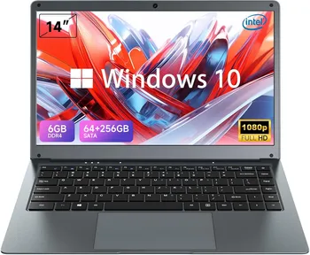 14 Inch Laptop Intel Celeron N3350 6GB RAM 64GB+256GB SSD Windows 10 1