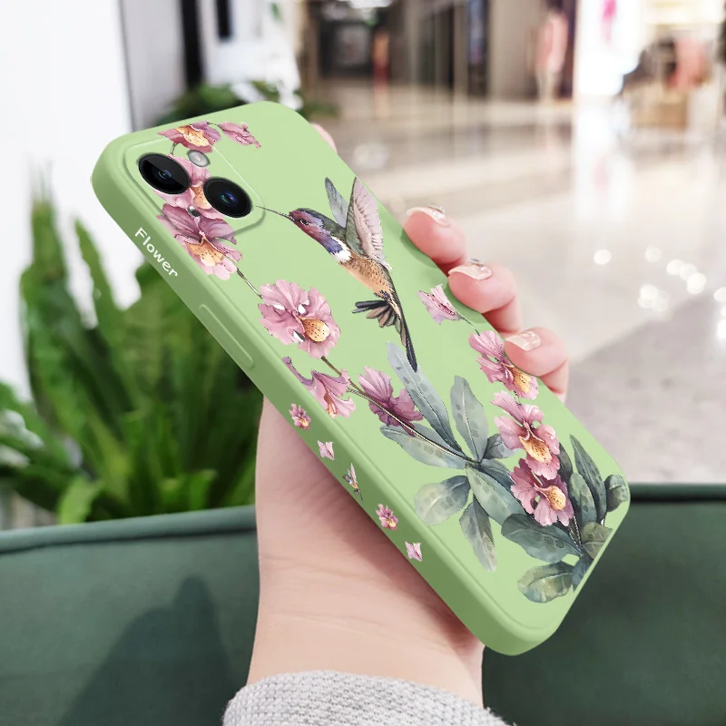 Elegant Pink Azaleas Silicone Phone Case Cover