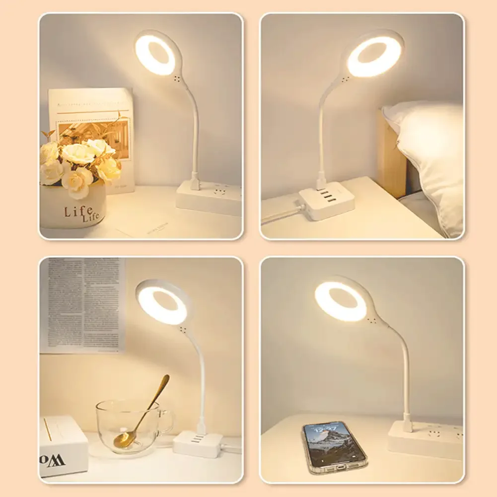 Voice-Controlled Eye Protection Desk Lamp with USB