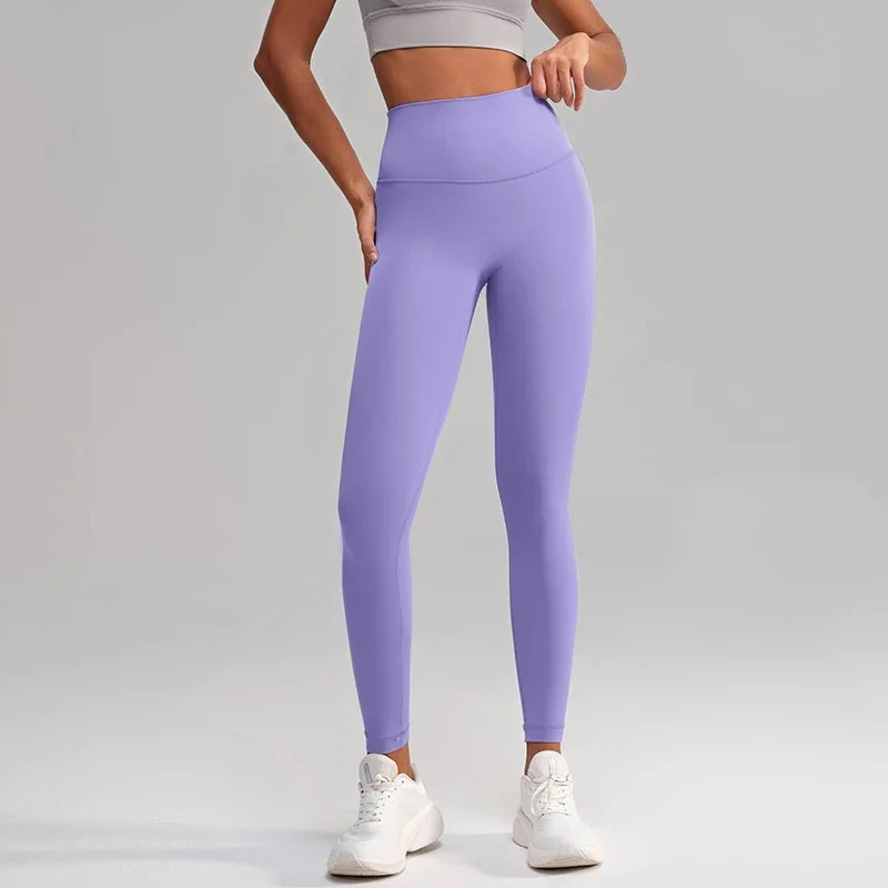 Yoga Pants Women 2025 Peach Hip Lift High Waist Gym Leggings with Pocket Running Fitness Sports Pants Workout Clothes Sportswear 3