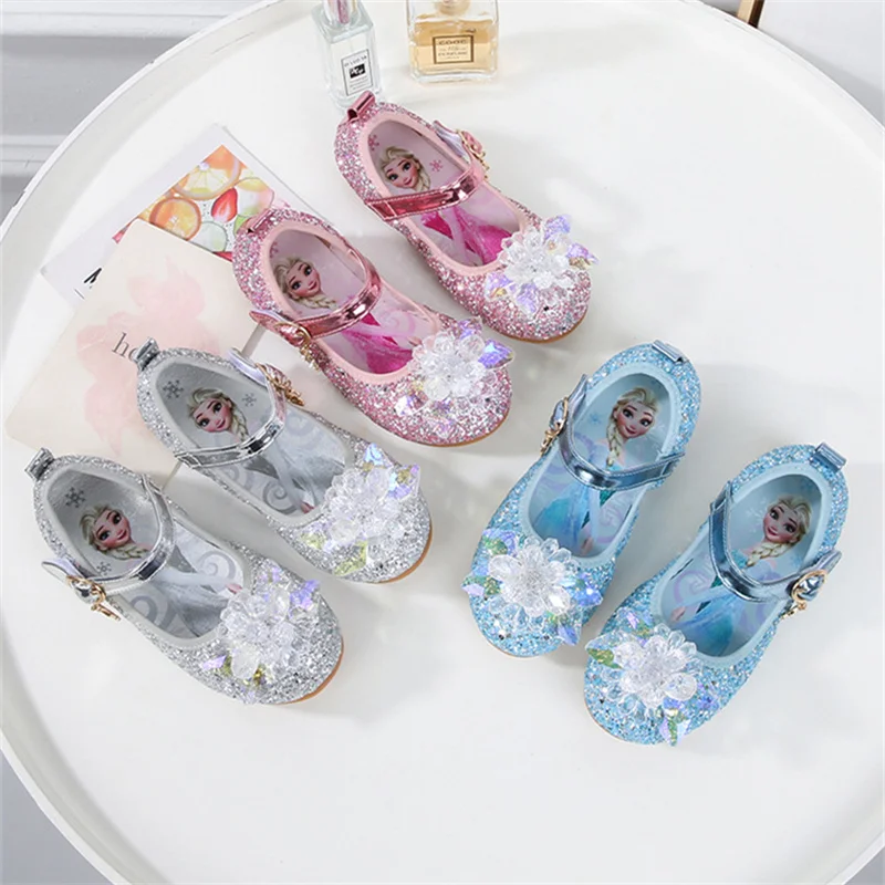 Chaussures Princesse Elsa Pailletées Fille - Frozen Magique
