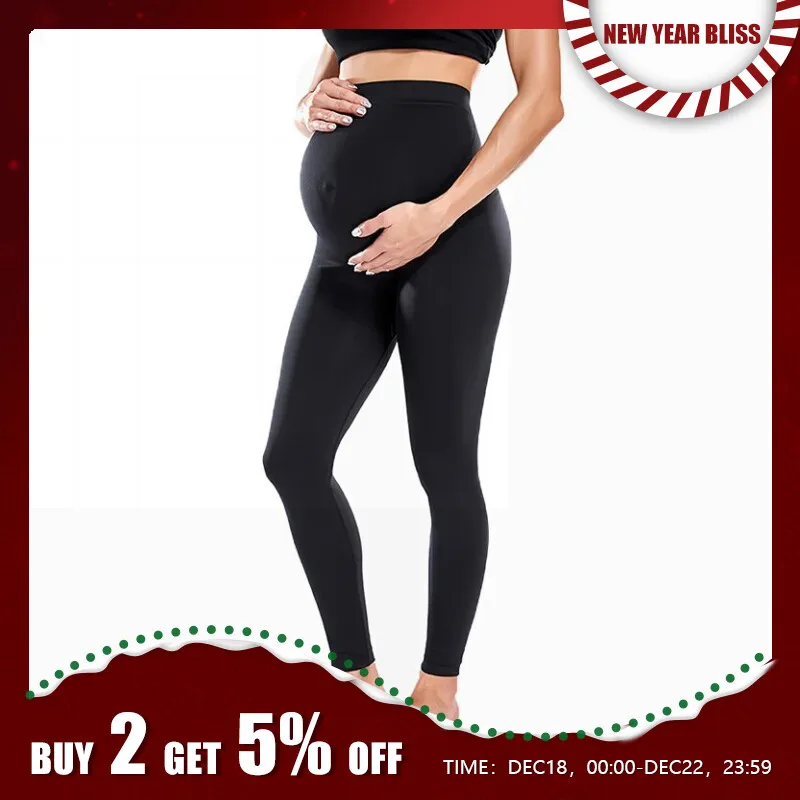High Waist Maternity Leggings Skinny Pregnancy Clothes for Pregnant Women  Belly Support Knitted Leggins Body Shaper Trousers - AliExpress