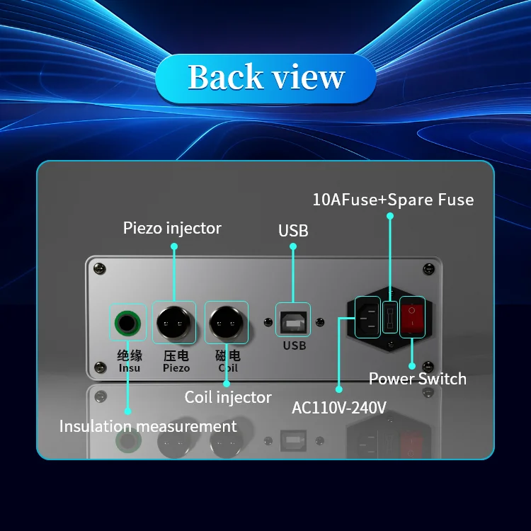 FD300 풀-펑션 커먼레일 인젝터 테스터 다이나믹 스트로크 피에조 인젝터 액체 제어 비례 밸브