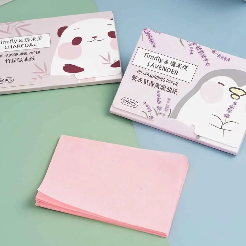 Face Oil Blotting Paper Protable Matting Face Wipes Facial Cleanser Oil Control Oil-absorbing Cleaning Tools 100Pcs face oil absorbing paper