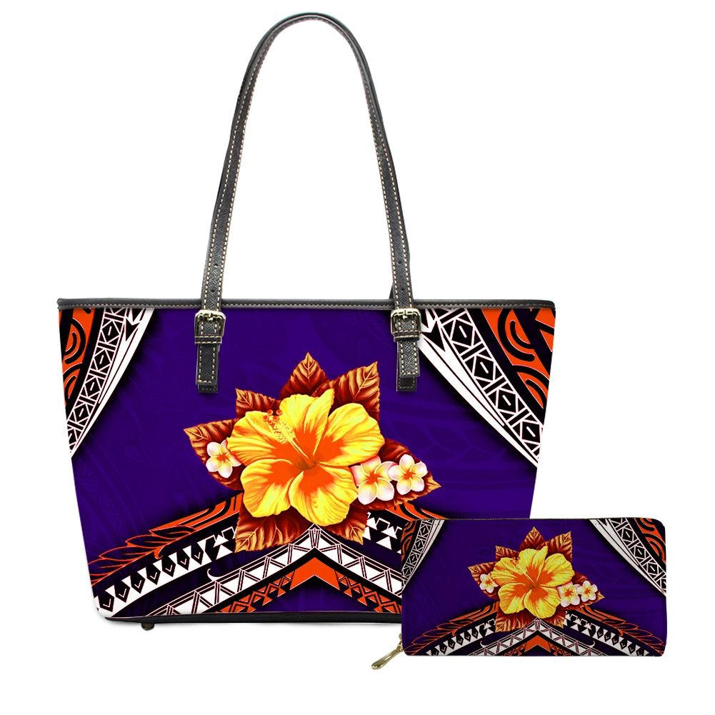 

Женская сумка с принтом Polyneisa Plumeria на заказ, 2 шт., женская сумка-тоут из искусственной кожи, повседневная женская сумка для путешествий, Прямая поставка