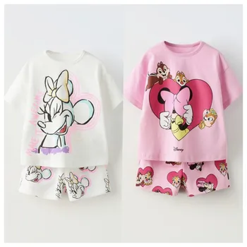Girls Mickey Cartoon Summer Set 1