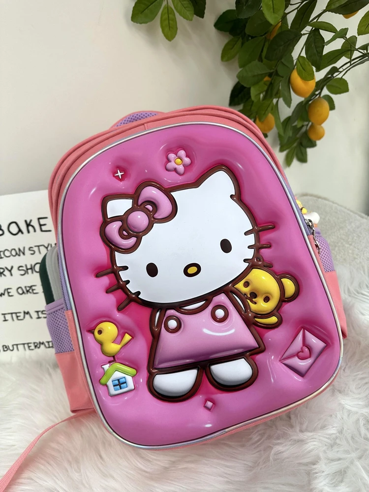 Hello Kitty children's backpack cute kawaii large capacity primary school students 1-3 grade girls school school bag