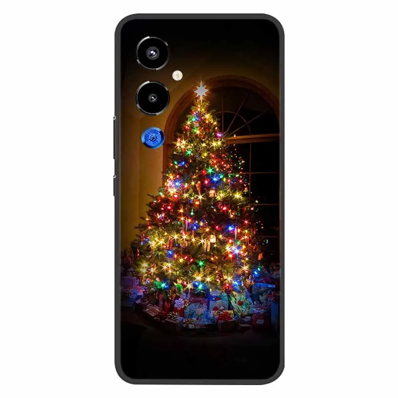 Christmas Silicone Soft TPU Phone Case - Festive Holiday Gift Cover