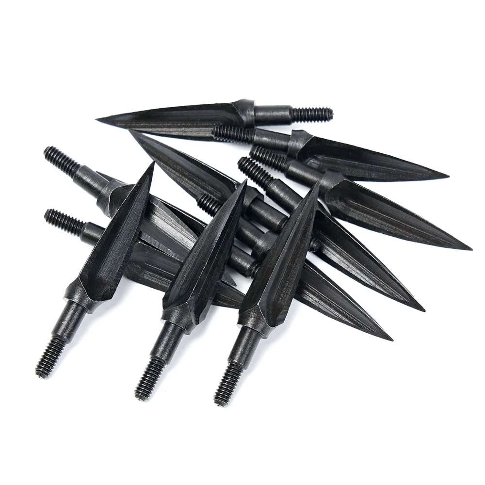 125grain Arrowhead Carbon Steel Traditional Hunting Points Screw-in Hunting Arrowheads 6/12/24PCS for Hunting and Target 45 steel 5 points 10a15tooth sprocket inner hole 12mm 15mm 18mm 20mm 25mm 30mm 32mm 35mm