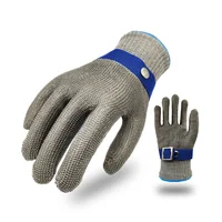 Cut Resistant Stainless Steel Gloves Working Safety Gloves Metal Mesh Anti Cutting For Butcher Worker Garden Work Gloves 1