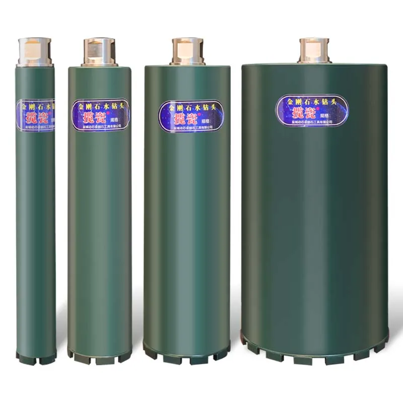 다이아몬드 코어 드릴 비트 1 1/4UNC T32 M22 직경 25mm200mm 전체 길이 450mm 습식 및 건식 레이저 용접용
