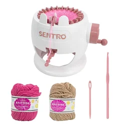 Versatile Hand Knitting Machine Kit for Creative DIY Projects - Perfect for Crafting Scarves, Hats, Sweaters, and Socks with Ease (Rabbit)